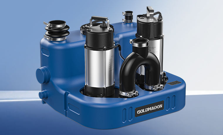 智能全自动污水提升泵站<br>解决方案